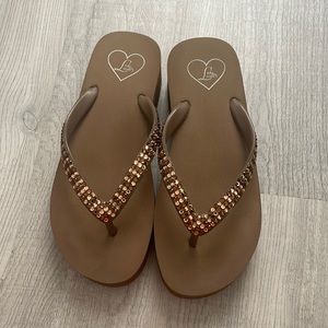 Lady Lanell’s Rhinestone Sandals